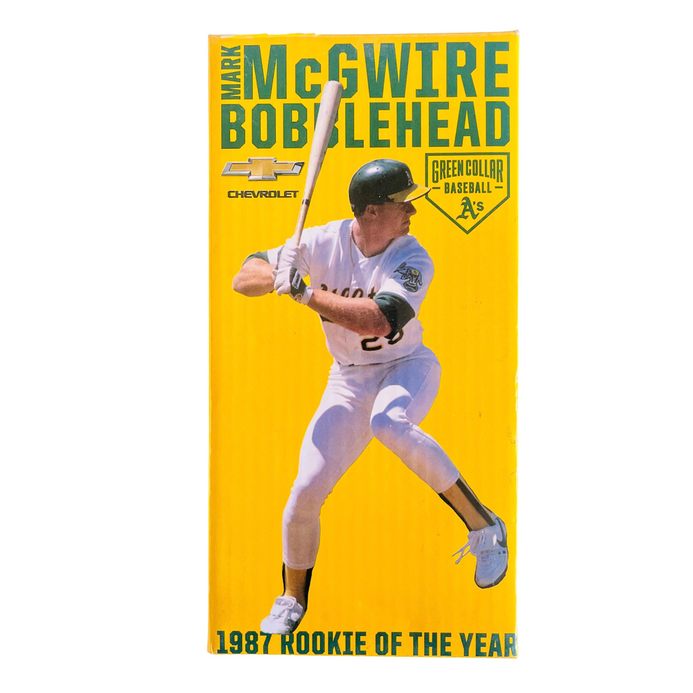 Mark Mcgwire Oakland A's 1987 Rookie of the Year Bobble Head